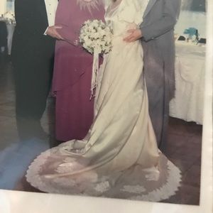 Vintage 80s Wedding Dress